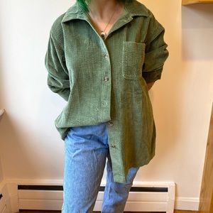 LL Bean Corduroy Button-up